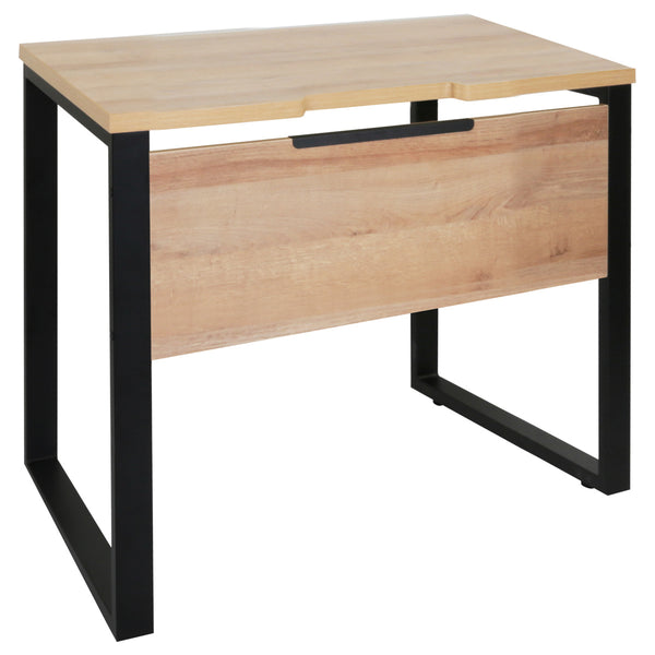 【お洒落な空間、机から】
こだわりのブラックフレームと温かみのある木目調の天板が、いつものお部屋をまるでカフェのようなお洒落な空間へと変え、日々のデスクワークや趣味の時間を特別なものにしてくれるでしょう。