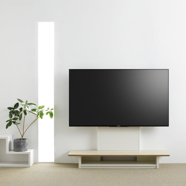 壁掛けテレビをしたいけど壁に穴はあけられない、そんな方にピッタリの自立式テレビスタンド"SWING(スウィング)シリーズ"のAS-WG1200タイプです。