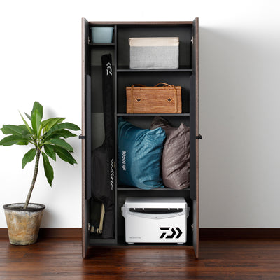 趣味のある方は趣味の道具などもまとめて収納できます。