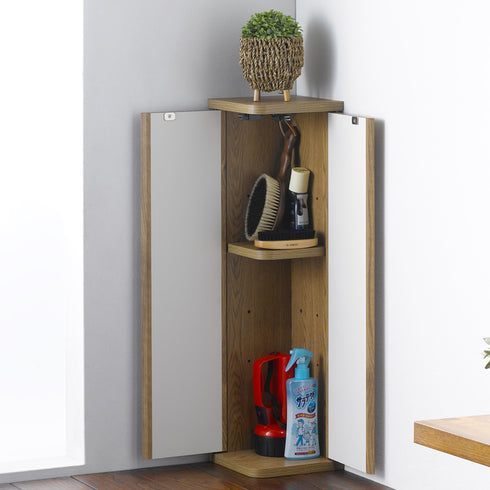 エルフォルム コーナーぴったりラック(W190×D190×H700)