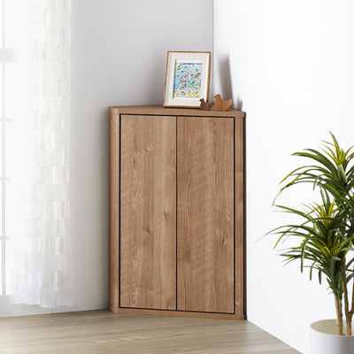 扉はプッシュタイプの2枚扉のため左右どちらからでも開けやすく、表面に取っ手がついていないスッキリとしたデザインとなっています。