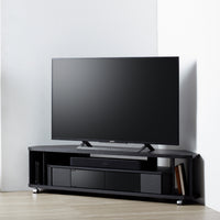 【リビングに溶け込む一台】最大60型までの大型テレビをすっきりと配置し、洗練されたリビング空間を演出します。