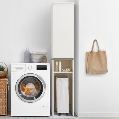 プラシア ゴミ箱上隙間収納庫(W350×D445×1800)