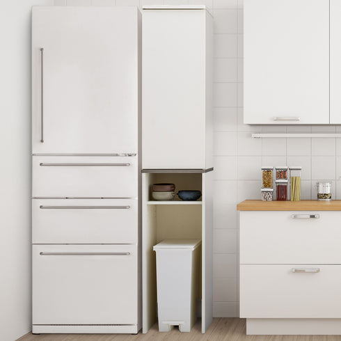 プラシア ゴミ箱上隙間収納庫(W350×D445×1800)