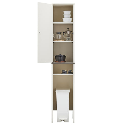 プラシア ゴミ箱上隙間収納庫(W350×D445×1800)