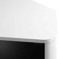 【細部へのこだわり】木目調の天板と丸みを帯びた角が、やさしく上品な印象を与えます。