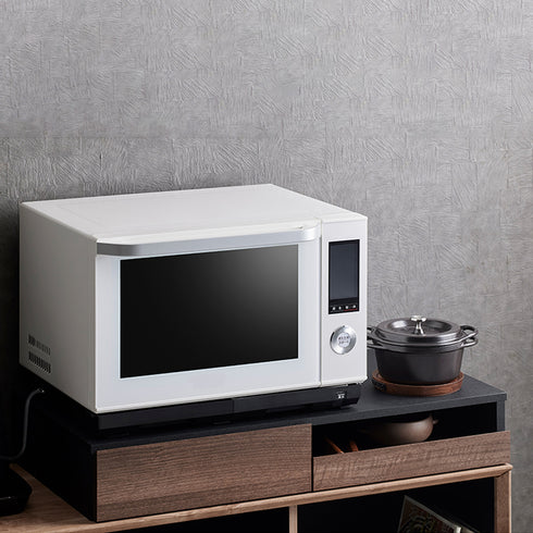 ルーデフト レンジ下スライドテーブル 引出し付き(W790×D407×H130)