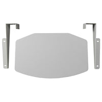 【空間に溶け込むデザイン】清潔感のあるホワイトカラーで、お部屋のインテリアに自然に溶け込みます。スウィングシリーズ専用の棚板です。