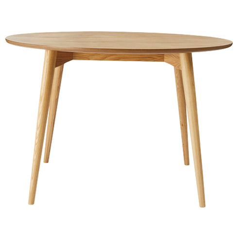 【触れたくなる、なめらかな曲線美】
思わず触れたくなるほど滑らかに仕上げられた天板の角や、優しい曲線を描く脚部のデザインに、作り手のこだわりと愛情が感じられます。