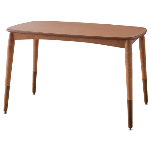 【北欧風、美しい佇まいのテーブル】
天然木の温もりと、洗練されたデザインが調和した美しい佇まいで、お部屋の主役になること間違いなしです。