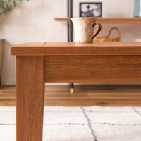 【オイル仕上げの手触り】触れるたびに木の優しさを感じるオイル仕上げで、心地よいサラサラ感を味わえます。