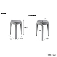 【詳細サイズ】W380×D380×H455mmのコンパクトな設計で、様々な場所で活躍する使い勝手の良いサイズ感です。