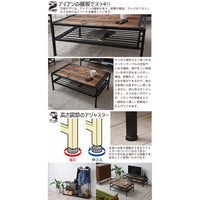 【使い勝手を高める工夫】高さ調整可能なアジャスターで、どのような場所でも安定した設置を叶えます。