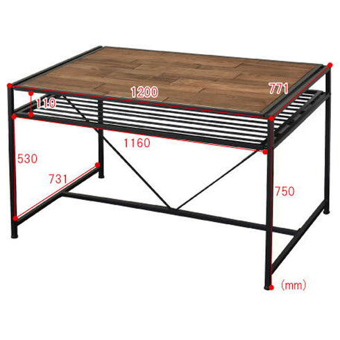 GRANT ダイニングテーブル(W1200×D771×H750)