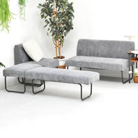 【表情豊かなレイアウト】L字型やコの字型など、お部屋の形や人数に合わせてフレキシブルに配置を楽しめます。