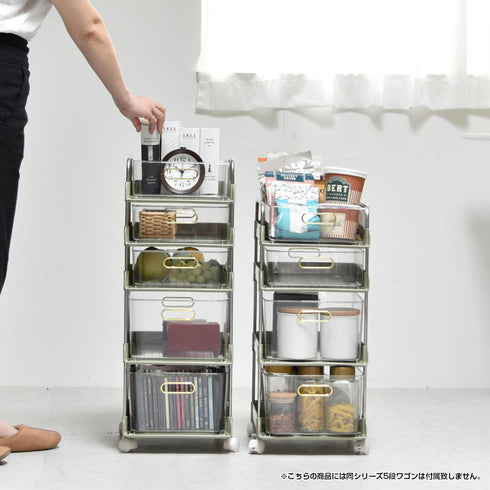 フェミニ 4段ワゴン(W270×D365×H600)