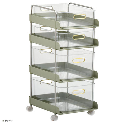 フェミニ 4段ワゴン(W270×D365×H600)