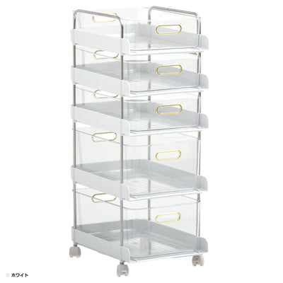 フェミニ 5段ワゴン(W270×D365×H700)