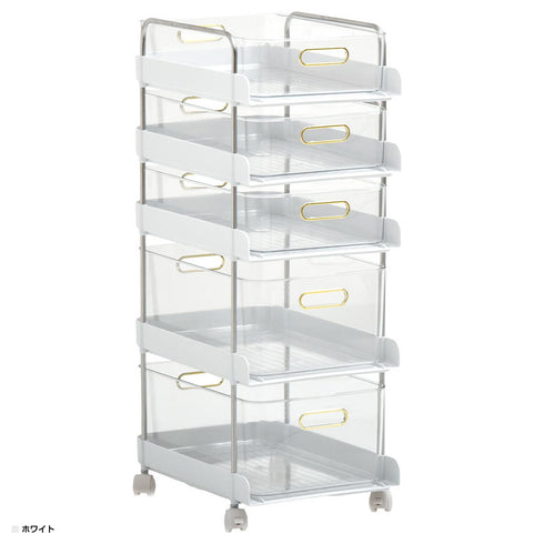 フェミニ 5段ワゴン(W270×D365×H700)