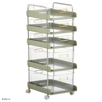 フェミニ 5段ワゴン(W270×D365×H700)