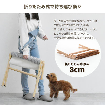 【厚さ8cm、手軽に持ち運べる】
使わない時はサッと折りたたんで隙間に収納でき、旅行やアウトドアへも気軽に持ち運べるので、どこでも快適なリラックス空間を作れます。