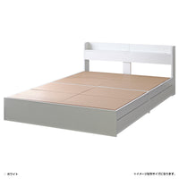 【清潔感あふれるホワイト】シンプルながらも洗練されたデザインのホワイトフレームは、お部屋を明るく広々と見せます。