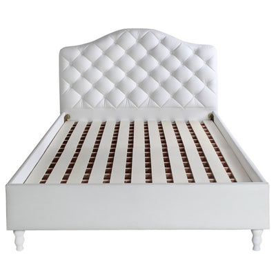 【美しさと機能性の両立】エレガントなデザインはもちろん、マットレスを落とし込む構造やスノコ仕様など、機能面も充実しています。