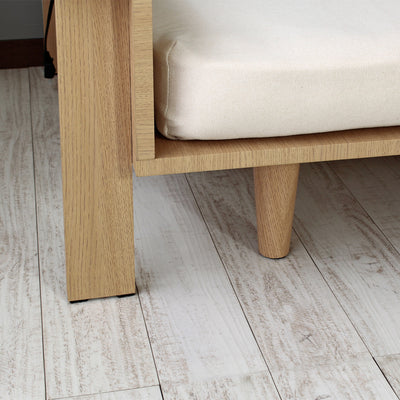 モアス 北欧風ローベッド スモールセミシングルサイズ(W800×D2080×H370)