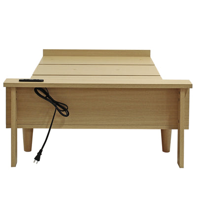 モアス 北欧風ローベッド スモールセミシングルサイズ(W800×D2080×H370)