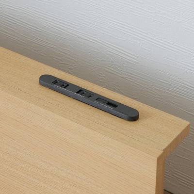 モアス 北欧風ローベッド スモールセミシングルサイズ(W800×D2080×H370)