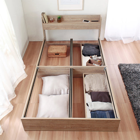 左右どちらにも入れ替え可能な引出しが2杯付いているので、レイアウトに合わせてお好きな場所に配置できます。通常のフレームに加え、縦横方向のフレームを追加した"クロスフレーム構造"にすることで、フレーム全体の強度や安定感を向上させました。