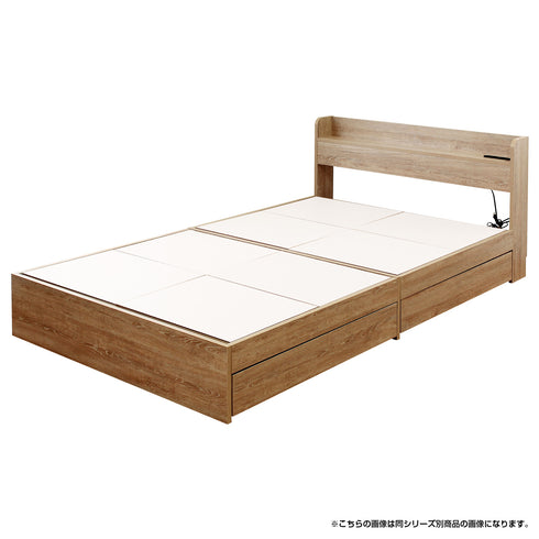 シュクレ 引出し収納付きベッドフレーム シングルサイズ(W970×D2110×H700)