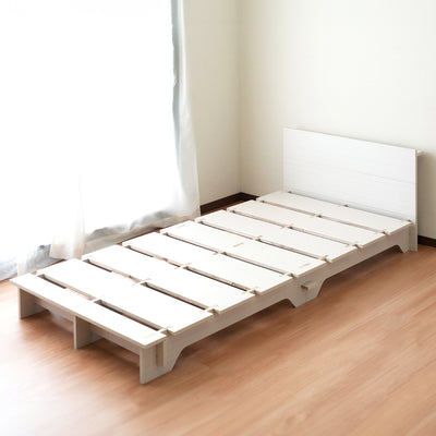 床板は通気性の良いすのこ状になっております。