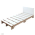 ネジを使わないベッド シングルサイズ(W970×D2060×H600)