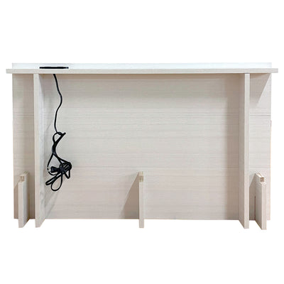 ネジを使わないベッド セミダブルサイズ(W1200×D2060×H600)