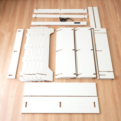 ネジを使わないベッド セミダブルサイズ(W1200×D2060×H600)