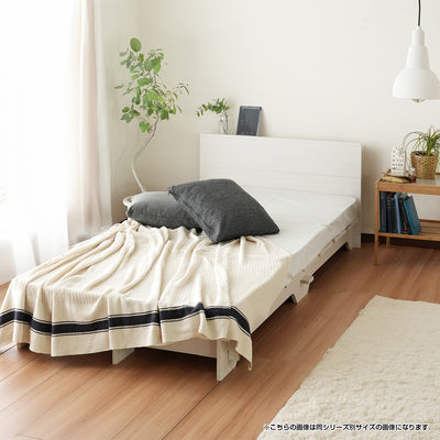 ネジを使わないベッド セミダブルサイズ(W1200×D2060×H600)