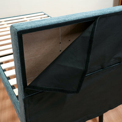 ロッフル ファブリックベッド シングル(W1015×D2030×H885)