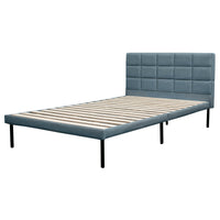 【シンプル&スタイリッシュ】美しいブルーのファブリックが、お部屋に爽やかなアクセントを加えます。