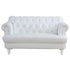 【気品漂うプリンセスソファ】
まるでホテルのような気品を放つボタン留めデザインと、清潔感あふれるホワイトがお部屋の主役になります。