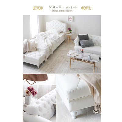 【ホテルライクな寝室を演出】
ベッドの足元に置けば、海外のホテルのような洗練されたベッドルームを演出する、おしゃれなフットベンチとして活躍します。