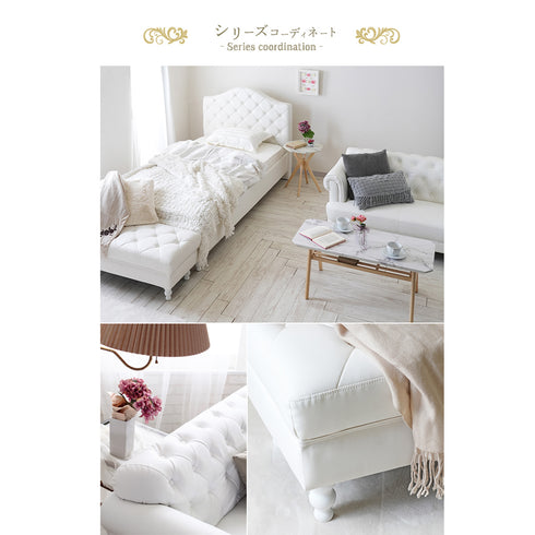 【ホテルライクな寝室を演出】
ベッドの足元に置けば、海外のホテルのような洗練されたベッドルームを演出する、おしゃれなフットベンチとして活躍します。