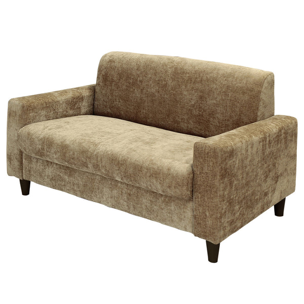 【コンパクト設計】お部屋に馴染む、シンプルでナチュラルテイストの2人掛けソファです。
