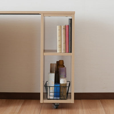 ミニム キャビネットスウィングデスク(W970-1560×D300×H700)