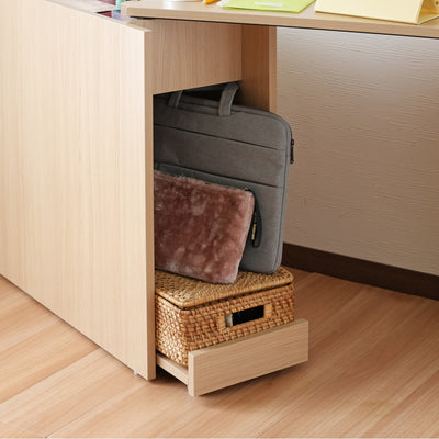 ミニム キャビネットスウィングデスク(W970-1560×D300×H700)