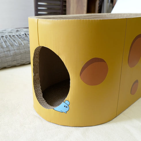【遊び心満載の隠れネズミ】小さなネズミのイラストが、猫ちゃんの狩猟本能を刺激します。