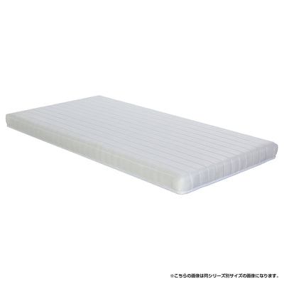 理想的な寝姿勢で快眠をサポートする薄型ポケットコイルマットレス。