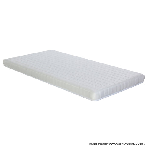 理想的な寝姿勢で快眠をサポートする薄型ポケットコイルマットレス。