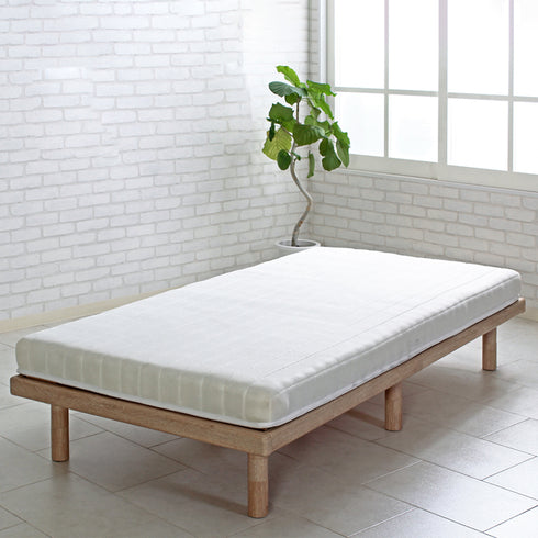 ブリーズ 薄型ポケットコイルマットレス セミダブル(W1200×D1950×H100)