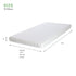 ブリーズ 薄型ポケットコイルマットレス セミダブル(W1200×D1950×H100)